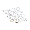 23pcs décor à la maison moderne miroir acrylique 3D autocollants muraux ronds