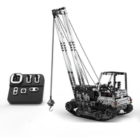 2.4 GHz 10 canaux 1745 PCS bricolage jouet RC grue blocs de construction RC voiture en acier inoxydable construction grue kits d