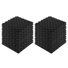 24 pcs Enregistrement Mousse Insonorisée Chambre Vidéo Isolation Sonore Éponge Éponge Mur Amortissement