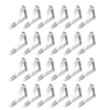 24 pièces pinces à nappe en acier inoxydable pinces à nappe à vague triangulaire pinces à couverture de Table de pique-nique de jardin