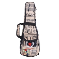 24" Ukelele sac papier affaire modèle Oxford sac à dos bandoulière réglable poche 6mm épaissir rembourré