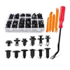 240 pièces Clips de retenue de pare-chocs Rivets en plastique attaches de voiture Kit de retenue de poussée Clip de garniture de porte de voiture