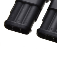 240PCS étanche voiture Auto connecteur de borne de fil électrique avec lame fusible connecteur kit de prise ensemble assortiment 1 2 3 4 5 6 broches mâle et femelle pour voiture moto bateau portable