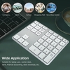 2.4G + BT5.0 clavier numérique double mode 35 touches clavier de comptabilité financière coque en alliage d