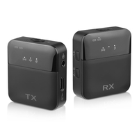2.4G Mini système de microphone sans fil avec émetteur récepteur