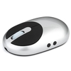 2.4G souris Rechargeable sans fil 3-vitesse réglable DPI souris optique ergonomique avec 3-port USB Hub Dock de charge argent
