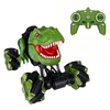 2.4GHz RC cascadeur voiture télécommande voiture 1/18 RC dinosaure voiture rugissement 360° Rotation changementation