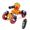 2.4GHz RC Stunt Car Water Bead Car avec fonction Light Drift Spray Corps en alliage rotatif à 360 °