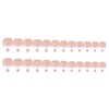 24Pcs False Toenail Tips Set French Full Cover Fake Toe Nail Tips for DIY Manicure