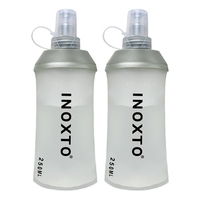 250ml Sport Poche à Eau Sac à Boire Portable Doux Pliant Poche à Eau Sac de Rangement Sans BPA pour Escalade Équitation Marathon Cross-Rally