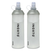 250ml Sport Poche à Eau Sac à Boire Portable Doux Pliant Poche à Eau Sac de Rangement Sans BPA pour Escalade Équitation Marathon Cross-Rally