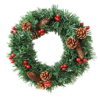 250mm Ronde Guirlande H-anging Ornement Guirlande Décoration De Noël Décor Arbre De Noël Ornements Festival Maison De Vacances Usage"idien