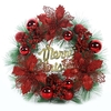250mm Ronde Guirlande H-anging Ornement Guirlande Décoration De Noël Décor Arbre De Noël Ornements Festival Maison De Vacances Usage"idien