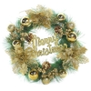 250mm Ronde Guirlande H-anging Ornement Guirlande Décoration De Noël Décor Arbre De Noël Ornements Festival Maison De Vacances Usage"idien