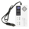 250W Car Power Inverter DC 12V/24V to AC220V Multi-Funcitonal Power Converter Digital Display Power Voltage Transformer