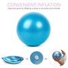 25cm 2 pcs boule de yoga anti-éclatement boule de stabilité épaisse mini pilates barre balle physique