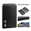 2.5in USB3.0 SATA SSD HDD Hard Drive Box 5Gbps 3TB USB3.0 SATA Portable Hard Drive Box (Noir)