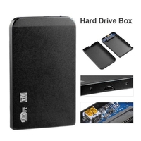 2.5in USB3.0 SATA SSD HDD Hard Drive Box 5Gbps 3TB USB3.0 SATA Portable Hard Drive Box (Noir)