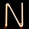 26 lettre LED lampe alimenté à piles A-Z forme blanc chaud