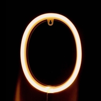 26 lettre LED lampe alimenté à piles A-Z forme blanc chaud