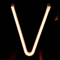 26 lettre LED lampe alimenté à piles A-Z forme blanc chaud
