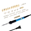 28 PCS 60 W Électrique Réglable Température De Soudure Fer À Souder Kit Sculpture Pyrogravure Bois Gaufrage Brûlure À Souder Pen Ensemble