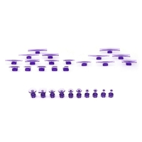 28 pièces voiture onglets Dent Lifter Dent extracteur Kit outils de débosselage ensemble pour Auto sans peinture outil de réparation de Dent pour la carrosserie de la voiture