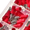 280PCS assortis de connecteurs électriques isolés bornes de fil à sertir avec boîte de rangement Portable