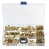 282PCS Kit de cintres pour photos Ensemble de crochets pour cadre photo H-anging Assortiment de boîte de conception pour le bureau à domicile Café Boutique Hall d