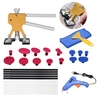 29 pièces outil de réparation de bosses sans peinture outil de réparation de débosselage sans peinture poussoir de bosse onglet de colle outils de pistolet à colle de grêle