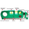 2in1 Laser levier 2.5m ruban à mesurer règle télémètre bâtiment nivellement dispositif de mesure Construction Site arpentage équipement