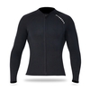 2mm néoprène hommes femmes haut de plongée avec fermeture à glissière avant combinaisons veste manches longues combinaison haut pour plongée en apnée plongée sous-marine surf sports nautiques natation