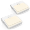 2pack 12LEDs USB Rechargeable Motion Sensor Night Light Stick-on Placard Light