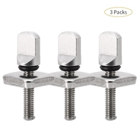 2pcs / 3pcs vis sans fin en aileron longboard d