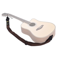 2pcs / pack bandoulière de guitare réglable microfibre + coton ceinture cuir synthétique se termine avec des médiators pour guitare