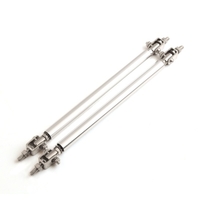 2PCS 100-200mm Réglable Pare-chocs Avant Lèvre Splitter Strut Tie Bar Support Rod
