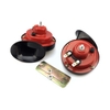 2Pcs 12V fort Air électrique escargot corne double ton escargot corne pour motos voitures bateaux