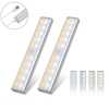 2PCS 20 LEDs Cabinet Lumières Détachées Détachables Magnétiques Détecteur De Mouvement