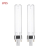 2PCS 9W G23 base Aquarium Fish Tank stérilisateur UV Purificateur Ampoules germicide ultraviolette de remplacement Ampoules
