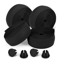 2pcs bandes de guidon de vélo bande de guidon de vélo de route souple respirant antidérapant ceinture de guidon de cyclisme EVA bande de barre de vélo cornes de vélo ceinture vélo anti-dérapant antichoc Wrap équipement d