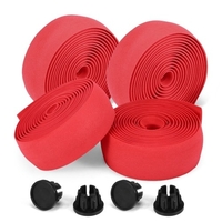 2pcs bandes de guidon de vélo bande de guidon de vélo de route souple respirant antidérapant ceinture de guidon de cyclisme EVA bande de barre de vélo cornes de vélo ceinture vélo anti-dérapant antichoc Wrap équipement d