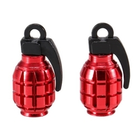 2pcs bicyclettes bouchons de soupape d