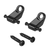 2pcs Corde de guitare électrique Guide de retenue de rouleau de guitare Pièces de rechange pour guitare Accessoires avec vis de montage
