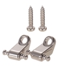 2pcs Corde de guitare électrique Guide de retenue de rouleau de guitare Pièces de rechange pour guitare Accessoires avec vis de montage