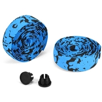 2pcs de bandes de guidon de vélo bande de guidon de vélo de route souple respirant antidérapant ceinture de guidon de cyclisme EVA bande de barre de vélo cornes de vélo ceinture de vélo anti-dérapant antichoc Wrap équipement d