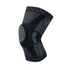 2PCS Genou Compression Sleeve Support Protecteur Respirant Antidérapant Genouillère avec Patella Gel Pads Stabilisateurs latéraux pour Running Volleyball Basketball Haltérophilie Entraînement sportif