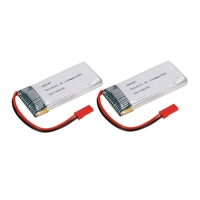 2pcs GoolRC 3.7V 1200mAh 25C JST Plug LiPo Batterie pour Walkera WKLIPO-5 10 5G4Q3 SYMA S006