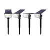 2PCS LED Projecteur Solaire Réglable 2 En 1 Paysage Lumières De Piquet Applique Murale Étanche Lumières Extérieures Pour Fête De Mariage Cour Passerelle Patio Décoration Lampe