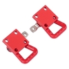 2pcs manille de remorquage crochet crochet de remorque