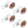 2pcs prise ue à E27 adaptateur LED s lumière b-ulb convertisseur support de prise avec bouton marche/arrêt interrupteur Portable